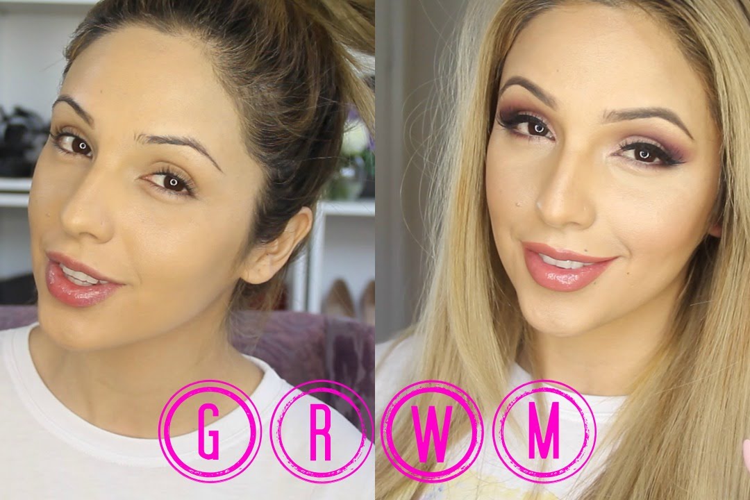 Maquillate Conmigo/GRWM ojos en morado