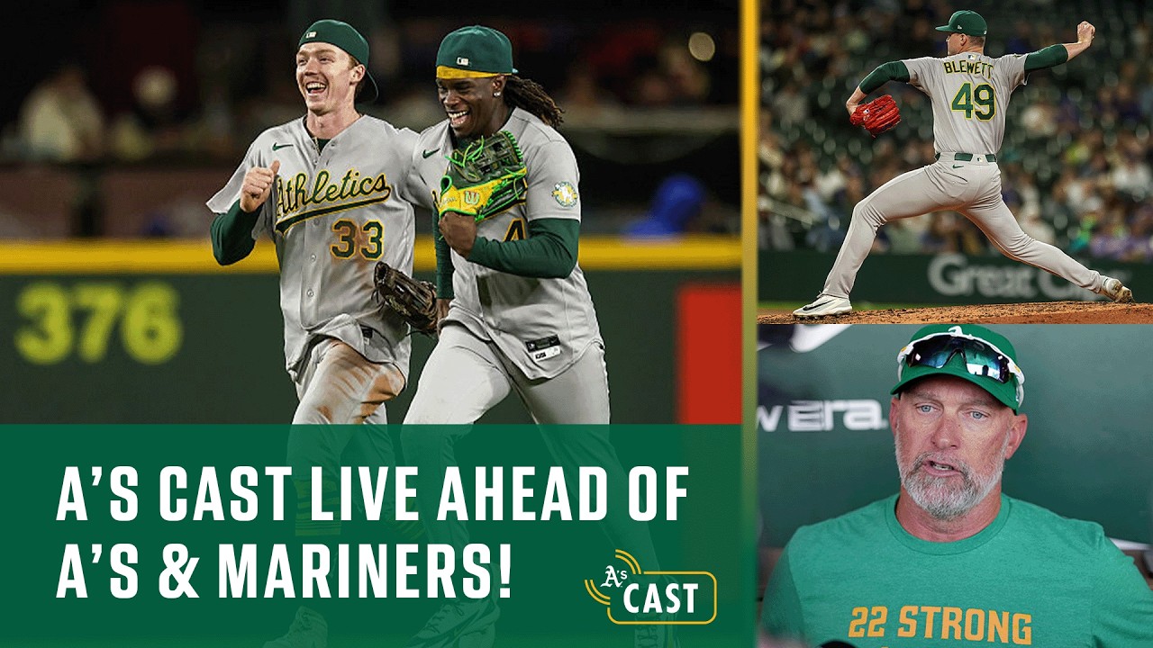 A's Cast Live: Mark Kotsay & Doug Glanville Join Towny! | A's vs. Mariners Preview