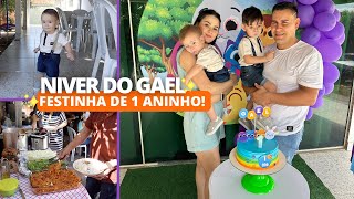 FESTA DE ANIVERSÁRIO DE 1 ANO DO GAEL - FOI MUITO DIVERTIDO/ COMIDA GOSTOSA!