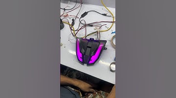 NS 200 tail light customised #shorts #ns200 #taillight #pulsarns200 #bikemodification