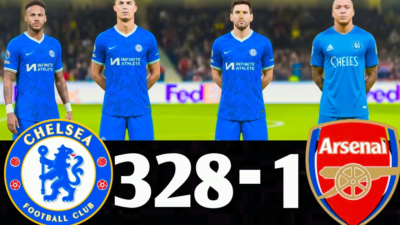 CHELSEA VS ARSENAL| FC 26 RONALDO MESSI YAMAL NYMER MBAPPE | WORLD ALL FOOTBALL STARS COMBINE