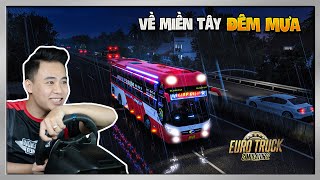 ETS2 - Chuyến Xe GIÁP DIỆP Đưa Khách Về Miền Tây Trong Đêm Giao Thừa screenshot 5