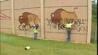 Vandals Target 'Buffalo' In OKC