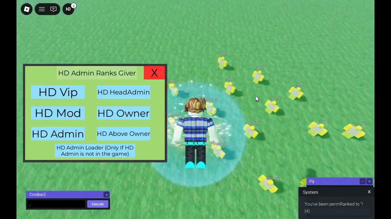 Roblox Script Require HD Admin Inserter Updated YouTube 