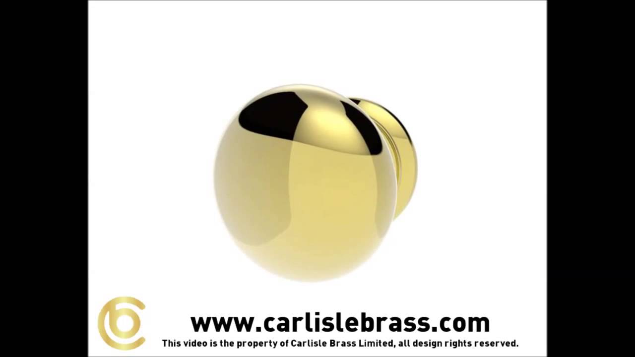 More Door Handles - Carlisle Brass AC055PB Large Centre Door Knob