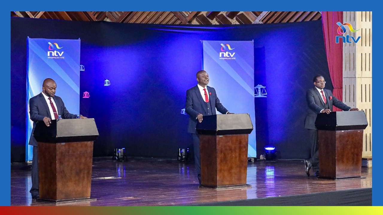 The LSK Presidential Debate: Three candidates battle it out for the lawyers' top seat