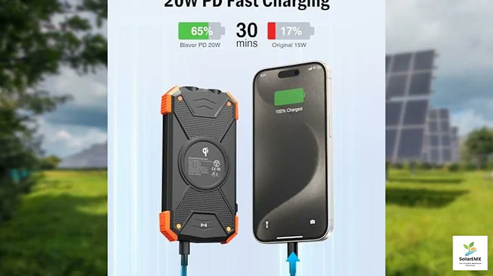 Review - BLAVOR Solar Charger Power Bank 10,000mAh