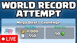 MEGA DRAFT WIN STREAK WORLD RECORD ATTEMPT!