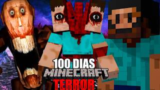 Sobreviví 100 Días Con Todos Los Mods De Terror En Minecraft 💀