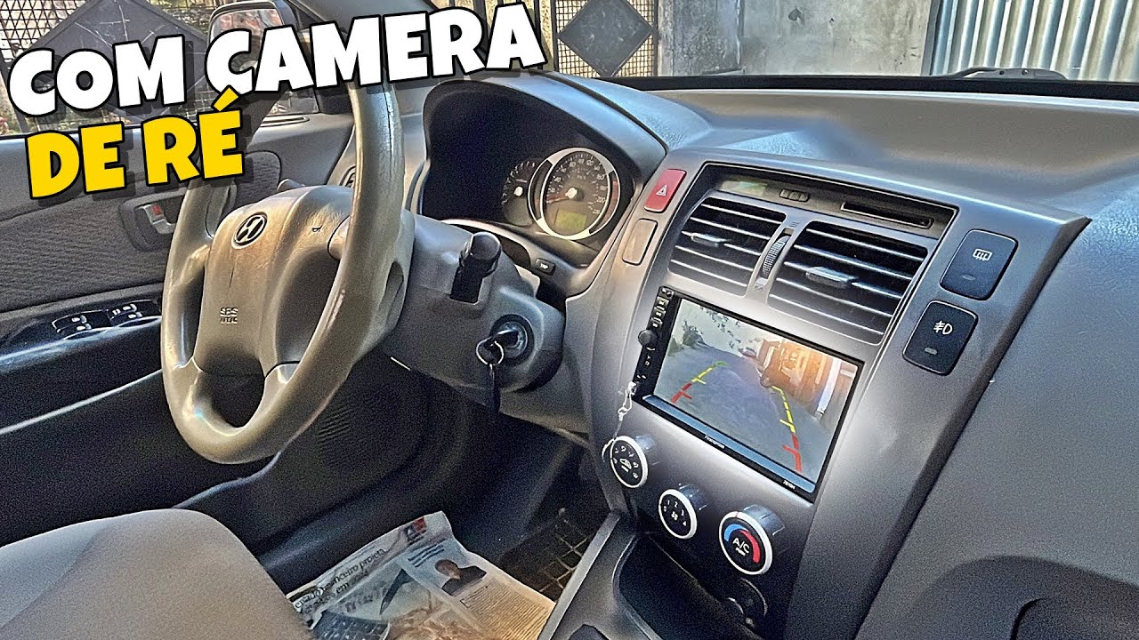 INSTALEI UMA CENTRAL MULTIMIDIA NA TUCSON DE MEU PAI