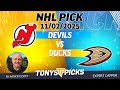 Devils vs. Ducks NHL Betting Odds & Expert Picks for 11/2/25 🏒