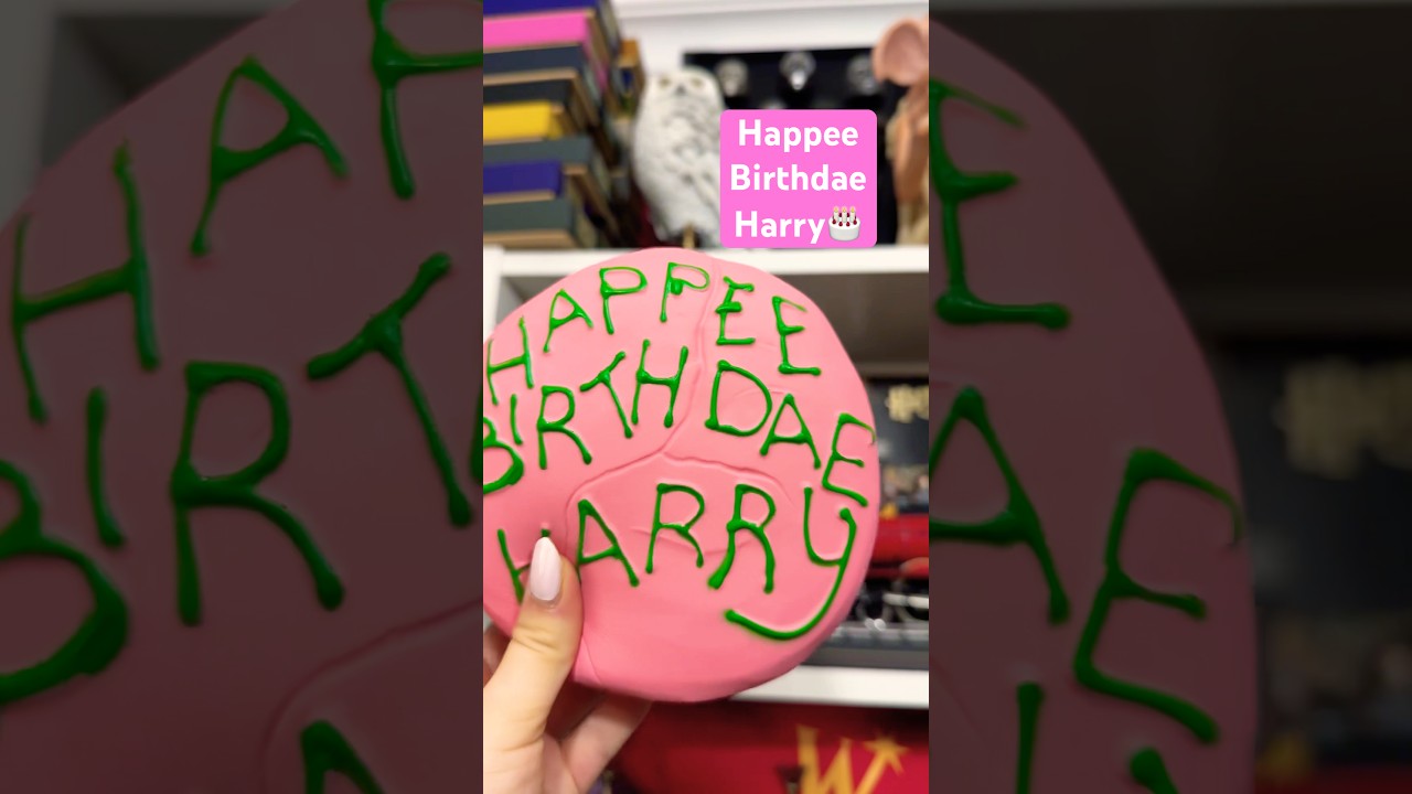 Happee Birthdae Harry🎂You're a wizard🪄 