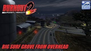 Burnout 2: Point of Impact - A Lap of Big Surf Grove from Overhead