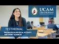 Why study bachelor degree in physical activity and sport sciences  ucam university