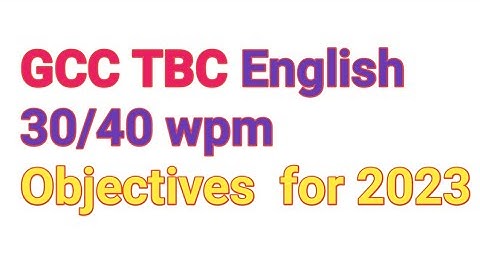 Gcc tbc english objectives #gcctbcmcq #gcctbc #spkacademy #gcctbcobjectives #typing