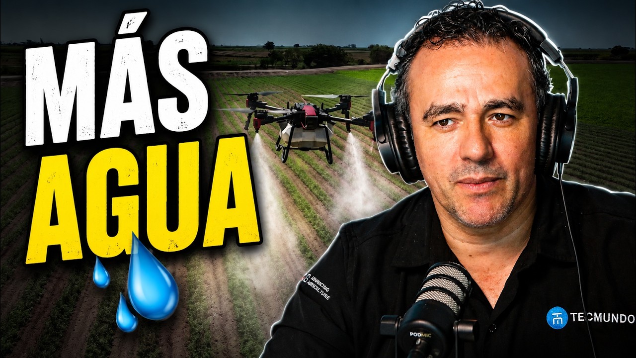 ¿Más agua es mejor en drones agrícolas?