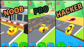 NOOB, PRO, HACKER PART 4. Shape shifting 2023 Gameplay very cool and gnarly hyper casual game #games