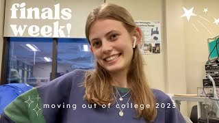 finals week & moving out of college | mount holyoke college