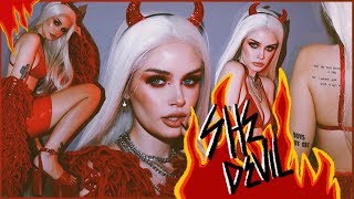 SHE DEVIL Full Costume + Makeup Tutorial! ASHTOBERFEST IV