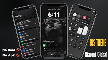 IOS STYLE THEME  NO ROOT🚫 NO APK 🚫 FULL IOS SETUP