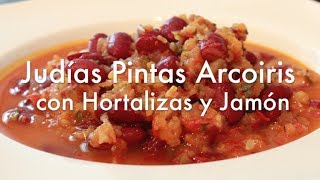Judías Pintas Arcoiris - Recetas de Cocina fáciles ✅
