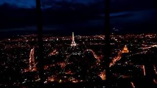 Мои путешествия. Ночной Париж с высоты птичьего полёта . 29.03.2017.