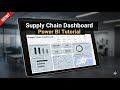 Supply Chain Dashboard in Power BI | End-to-End Logistics & Revenue Analysis