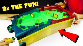 AMAZING PINBALL GAME FROM CARDBOARD | HOW TO MAKE MULTI-PLAYER ARCADE CREATION screenshot 3