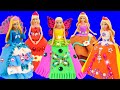 DIY Making Dresses out of Clay for Barbie Mini Dolls