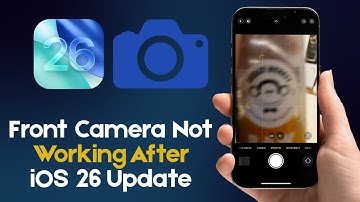 Herstel iPhone-frontcamera die niet werkt na iOS 26-update