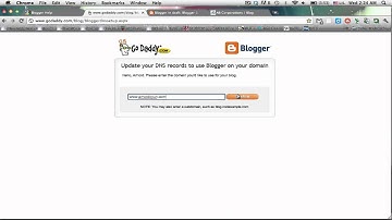 Blogger: Setting Up a Custom Domain via GoDaddy (2012)