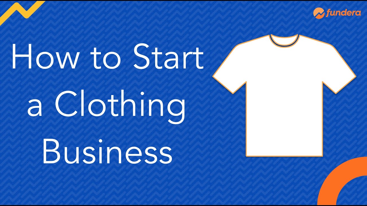 How to Start a Clothing Business - YouTube