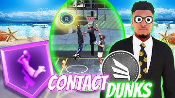 HOW TO GET CONTACT DUNKS on NBA 2K22! BEST CONTACT DUNK TUTORIAL! UNLIMITED CONTACTS