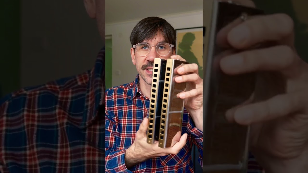 Playing BASS harmonica 🥳