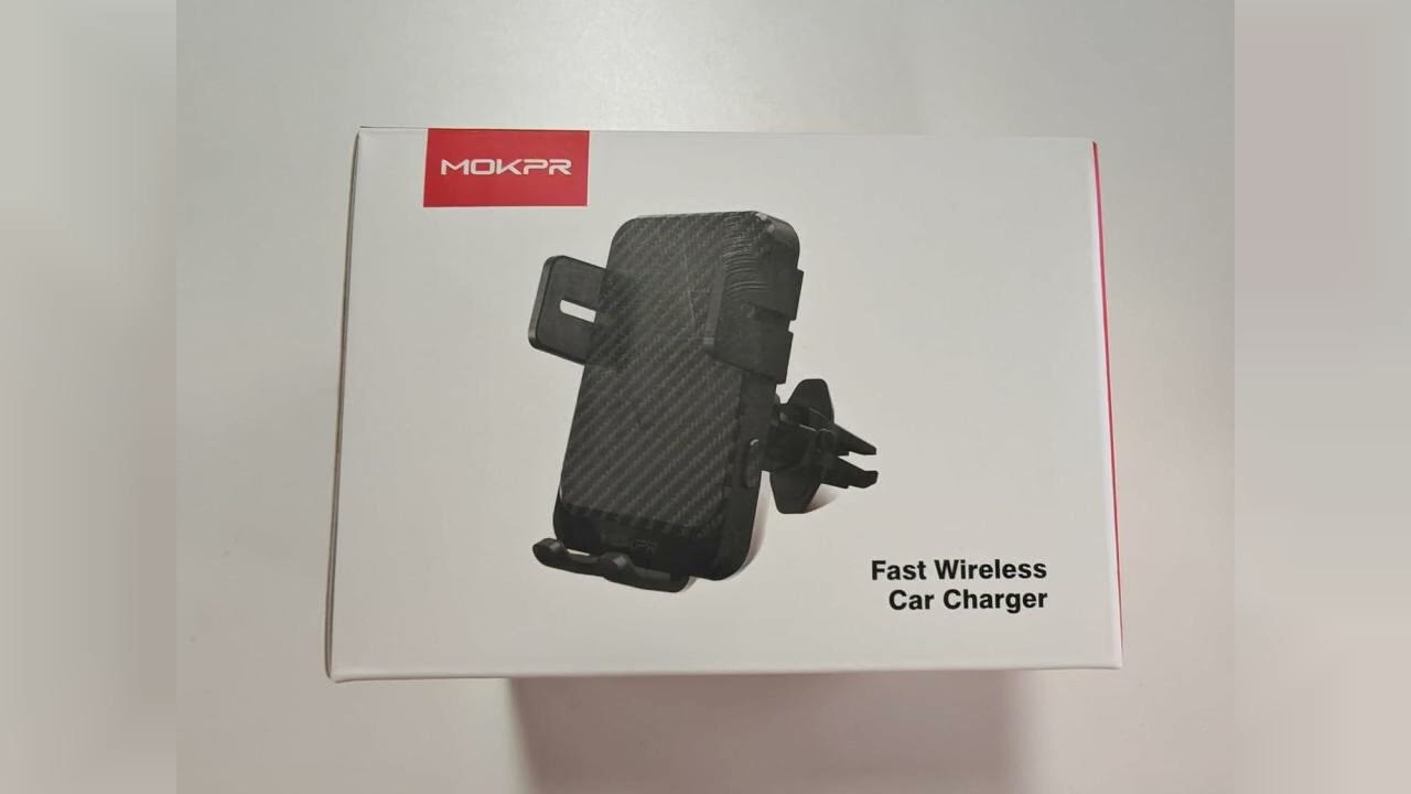 Review: Wireless Car Charger, MOKPR 15W Fast Charging Auto-Clamping Car Charger Phone Mount Ai...