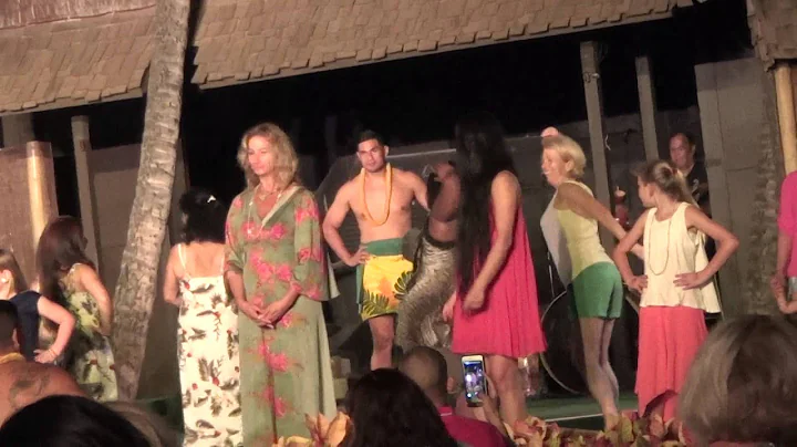 Maria Rosa Greco Hula in Luau