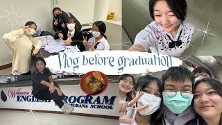 SCHOOL VLOG | Yothinbuarana school | ก่อนจบมอสามพวกเราทำอะไรบ้าง last week before graduation