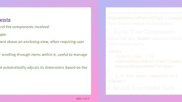 How to Prevent Keyboard Dismiss in React Native Modals