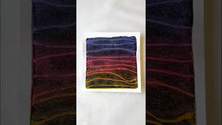 So Easy Gel Plate Art: Thread Technique🧵#gelprinting  #arttechniques #mixedmedia #gelliplate #diy