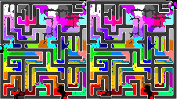 The Pipeline 7 Legs Eliminations Marble Race in Algodoo