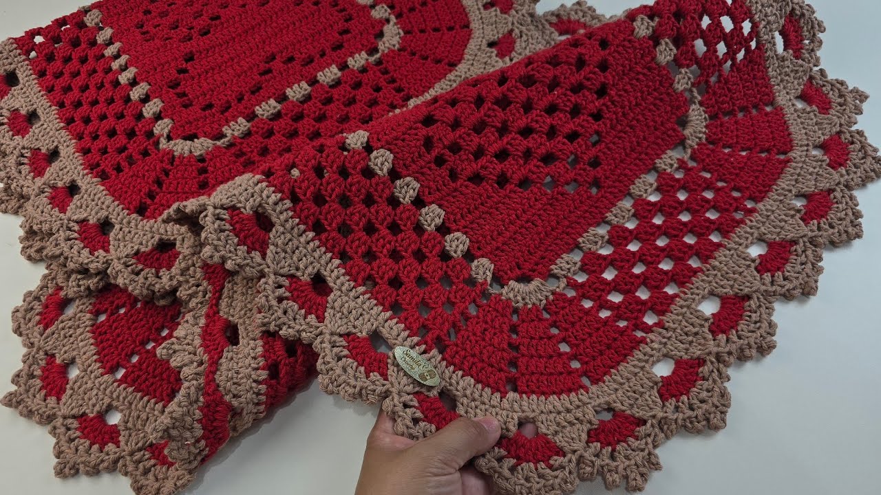 TAPETE HARMONIA CORAÇÕES FÁCIL  E RAPIDO POR 