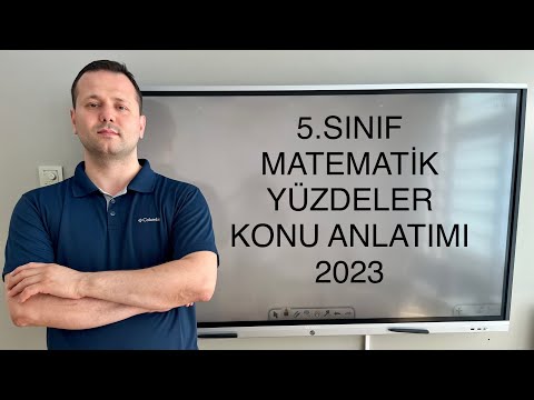 5. SINIF MATEMATİK YÜZDELER @kadirhocam