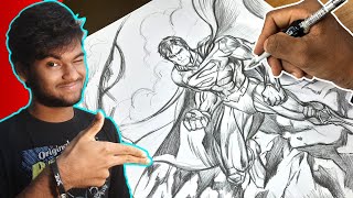How to Draw Superman ??? comic art style