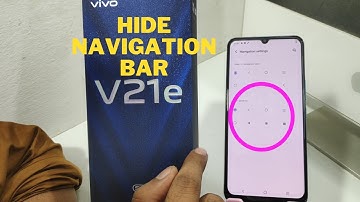 How to hide navigation bar in VIVO V21E 5G | How do I hide the bottom navigation bar in vivo v21e
