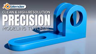 Clean & High Resolution Precision Modeling #BlenderTutorial