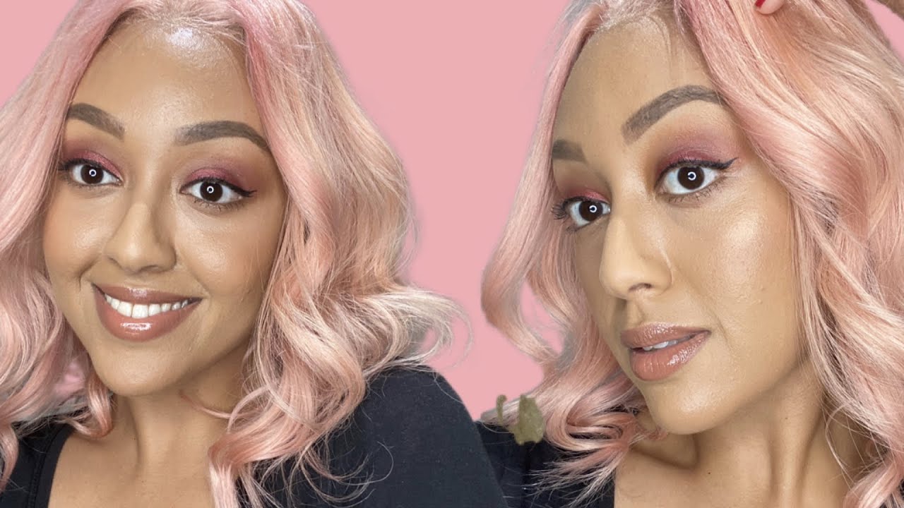 HOW TO ROSE GOLD/ PINK HAIR USING WATERCOLOUR METHOD YouTube