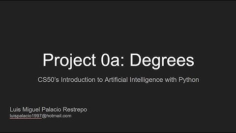 Project 0a: Degrees - CS50