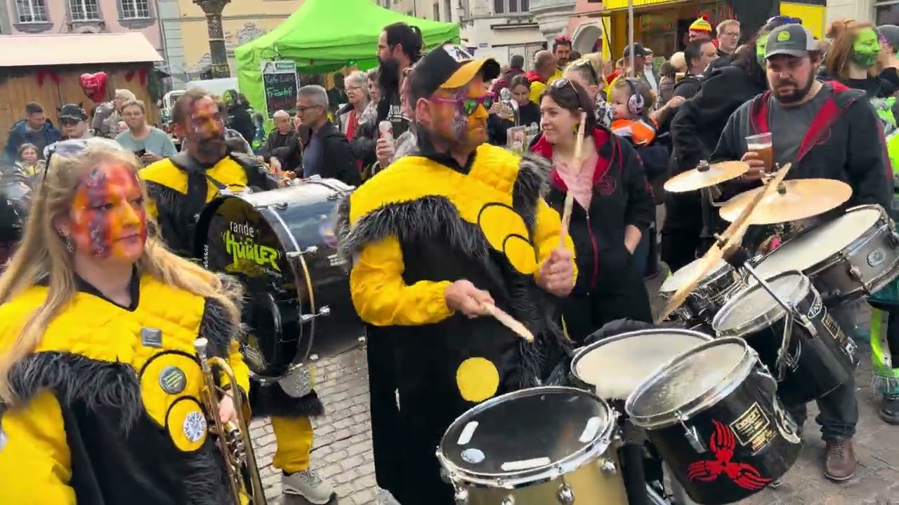 Guggemusig Randehüüler Beringen - Einmarsch - Guggenchilbi Schaffhausen 2025