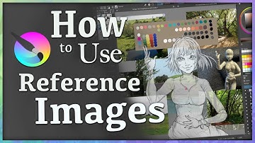 Great ways to use the References tool in Krita. ( How to use Reference Image tool )