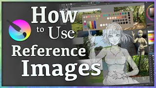 Great ways to use the References tool in Krita. ( How to use Reference Image tool )